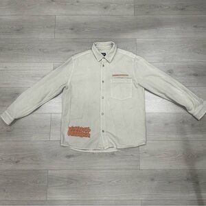 Men's Cream Denim Jacket